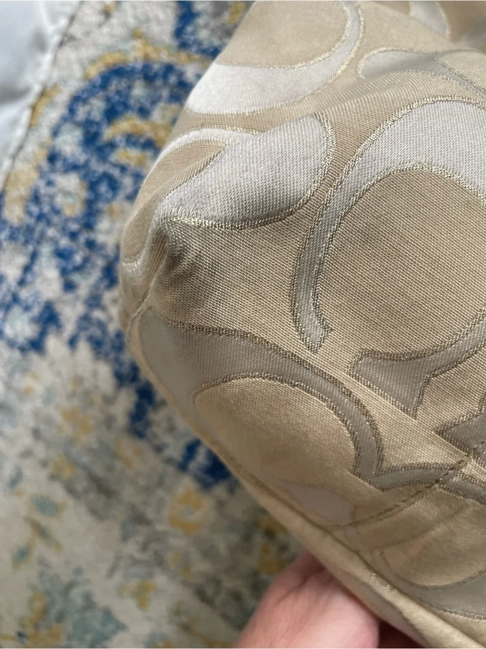 Coach Y2K Signature Tote Bag in Champagne